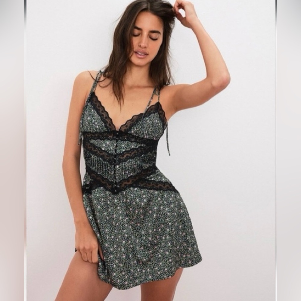 For Love & Lemons Farrah Slip Dress Sz S